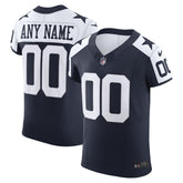 Nike Dallas Cowboys Vapor F.U.S.E. Elite Custom Jersey Navy