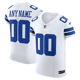Nike Dallas Cowboys Vapor F.U.S.E. Elite Custom Jersey White