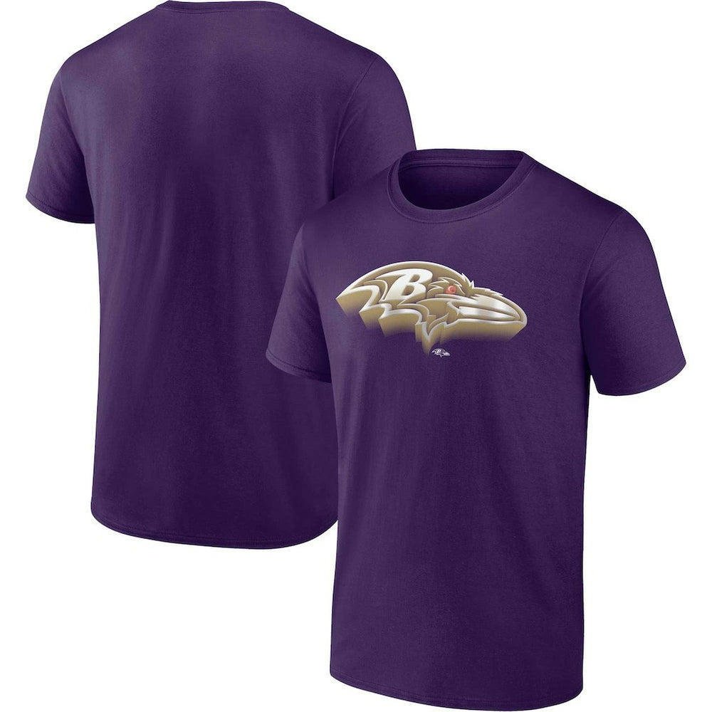 Fanatics Baltimore Ravens Chrome Dimension T-Shirt Purple