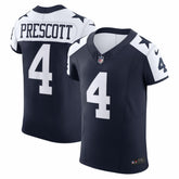 Nike Dak Prescott Dallas Cowboys Alternate Vapor F.U.S.E. Elite Jersey Navy