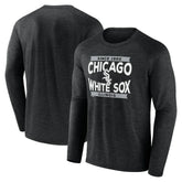 Chicago White Sox Fanatics Heroic Play Raglan Long Sleeve T-Shirt - Black - Fanatics on Sale