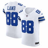 Nike CeeDee Lamb Dallas Cowboys Vapor F.U.S.E. Elite Jersey White