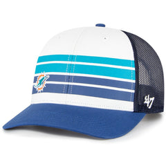 47 brand Miami Dolphins '47 Youth Cove Trucker Snapback Hat White/Blue