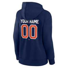 Detroit Tigers Women's Personalized Team Winning Streak Pullover Hoodie - Navy - MLB on Sale
