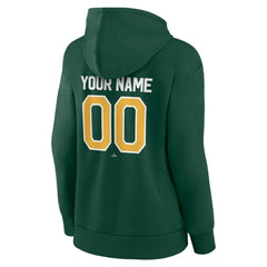 Athletics Women's Personalized Team Winning Streak Pullover Hoodie - Green - MLB Discount
