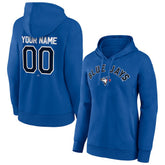 Toronto Blue Jays Women's Personalized Team Winning Streak Pullover Hoodie - Royal - MLB Discount