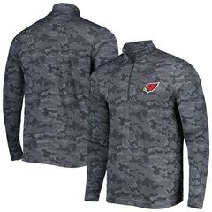 Arizona Cardinals Antigua Brigade Quarter-Zip Sweatshirt Black