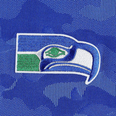 Seattle Seahawks Antigua Brigade Throwback Quarter-Zip Top Royal
