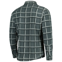 Green Bay Packers Antigua Industry Flannel Button-Up Shirt Jacket Gray