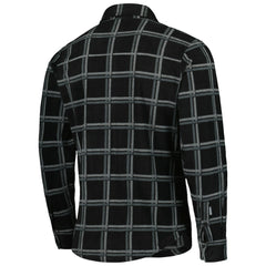 Pittsburgh Steelers Antigua Industry Flannel Button-Up Shirt Jacket Black