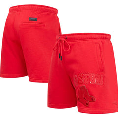 Boston Red Sox Pro Standard Triple Red Classic Shorts - MLB Sale