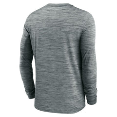 Nike Tennessee Titans Sideline Team Velocity Performance Long Sleeve T-Shirt Heather Gray