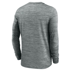 Nike Cleveland Browns Sideline Team Velocity Performance Long Sleeve T-Shirt Heather Gray
