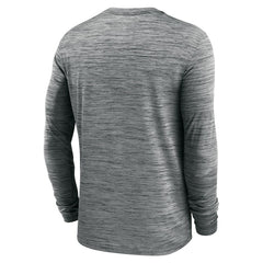 Nike Los Angeles Rams Sideline Team Velocity Performance Long Sleeve T-Shirt Heather Gray