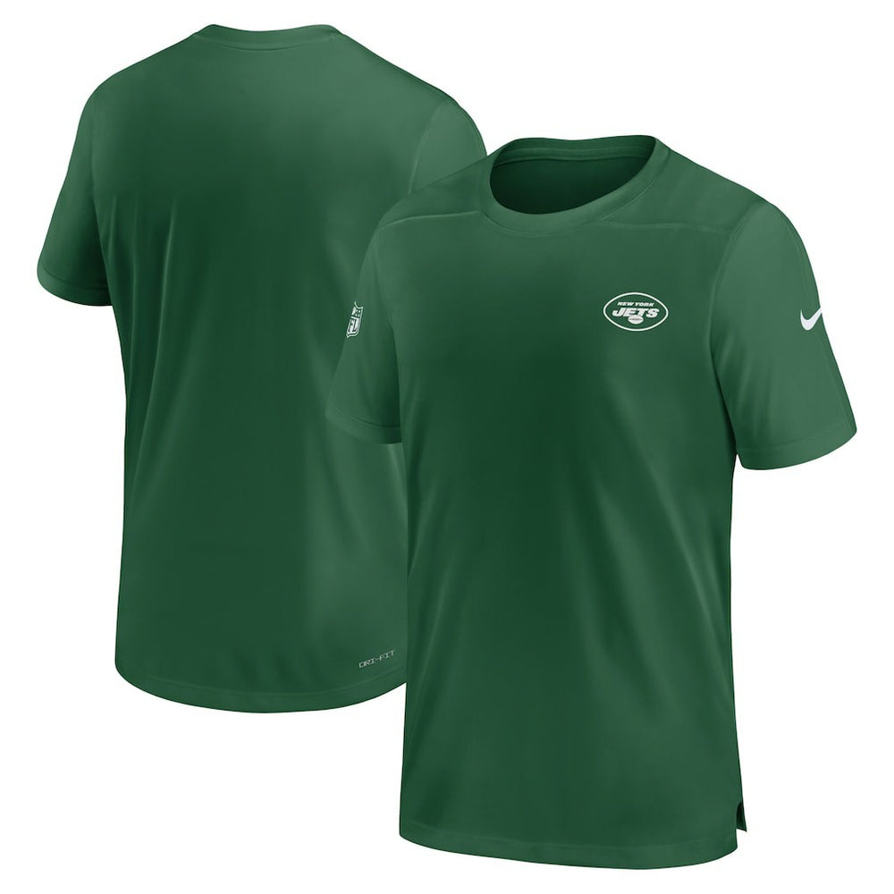 Nike New York Jets Sideline Coach Performance T-Shirt Green