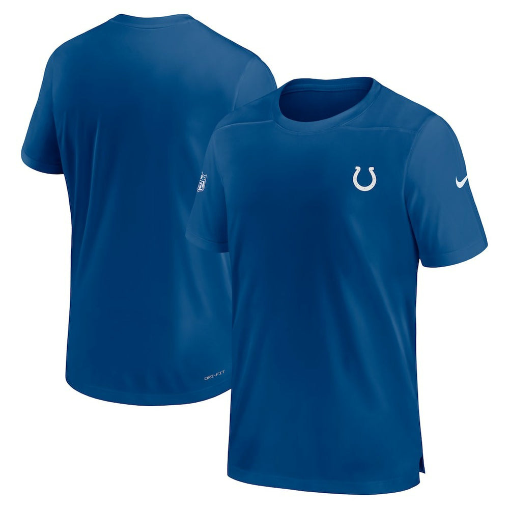 Nike Indianapolis Colts Sideline Coach Performance T-Shirt Royal