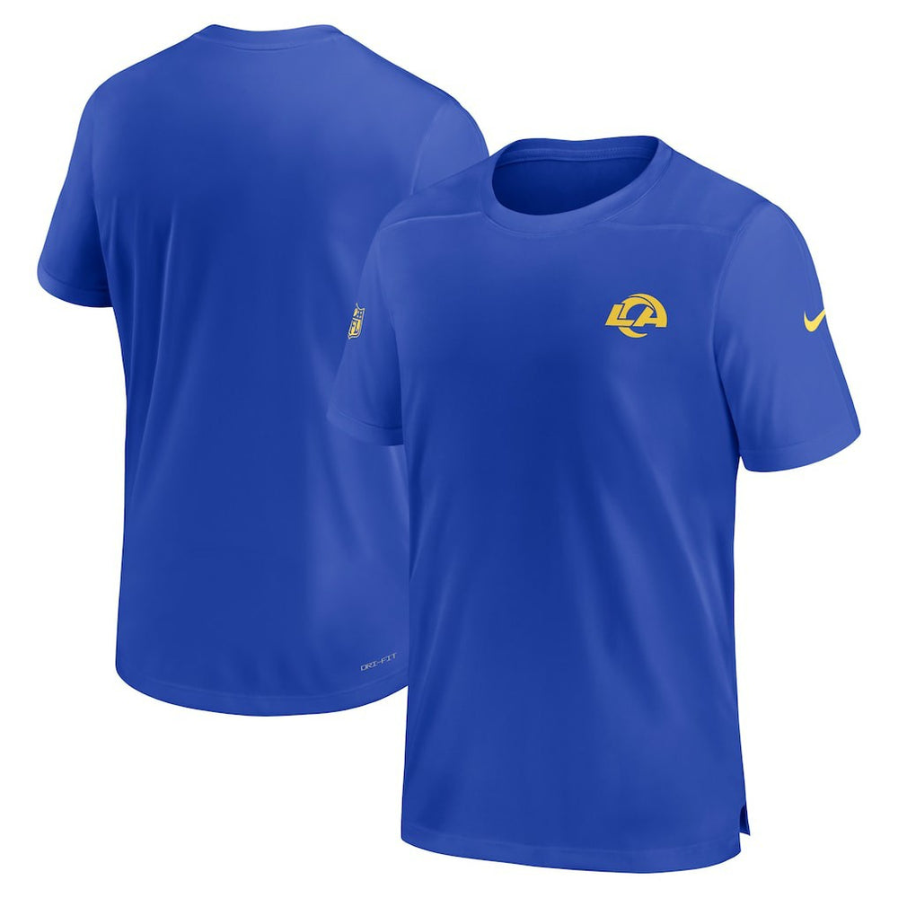 Nike Los Angeles Rams Sideline Coach Performance T-Shirt Royal
