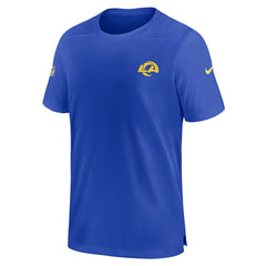 Nike Los Angeles Rams Sideline Coach Performance T-Shirt Royal