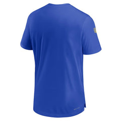 Nike Los Angeles Rams Sideline Coach Performance T-Shirt Royal