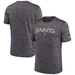 Nike New Orleans Saints Velocity Performance T-Shirt Black