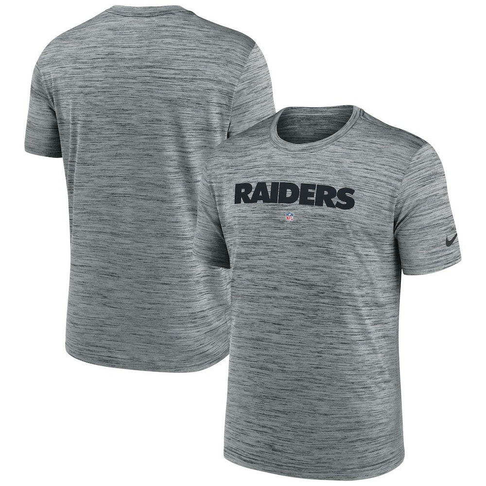 Nike Las Vegas Raiders Velocity Performance T-Shirt Gray