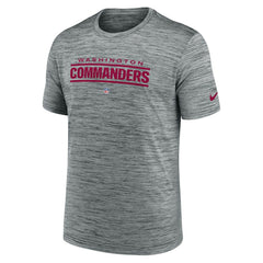 Nike Washington Commanders Velocity Performance T-Shirt Gray