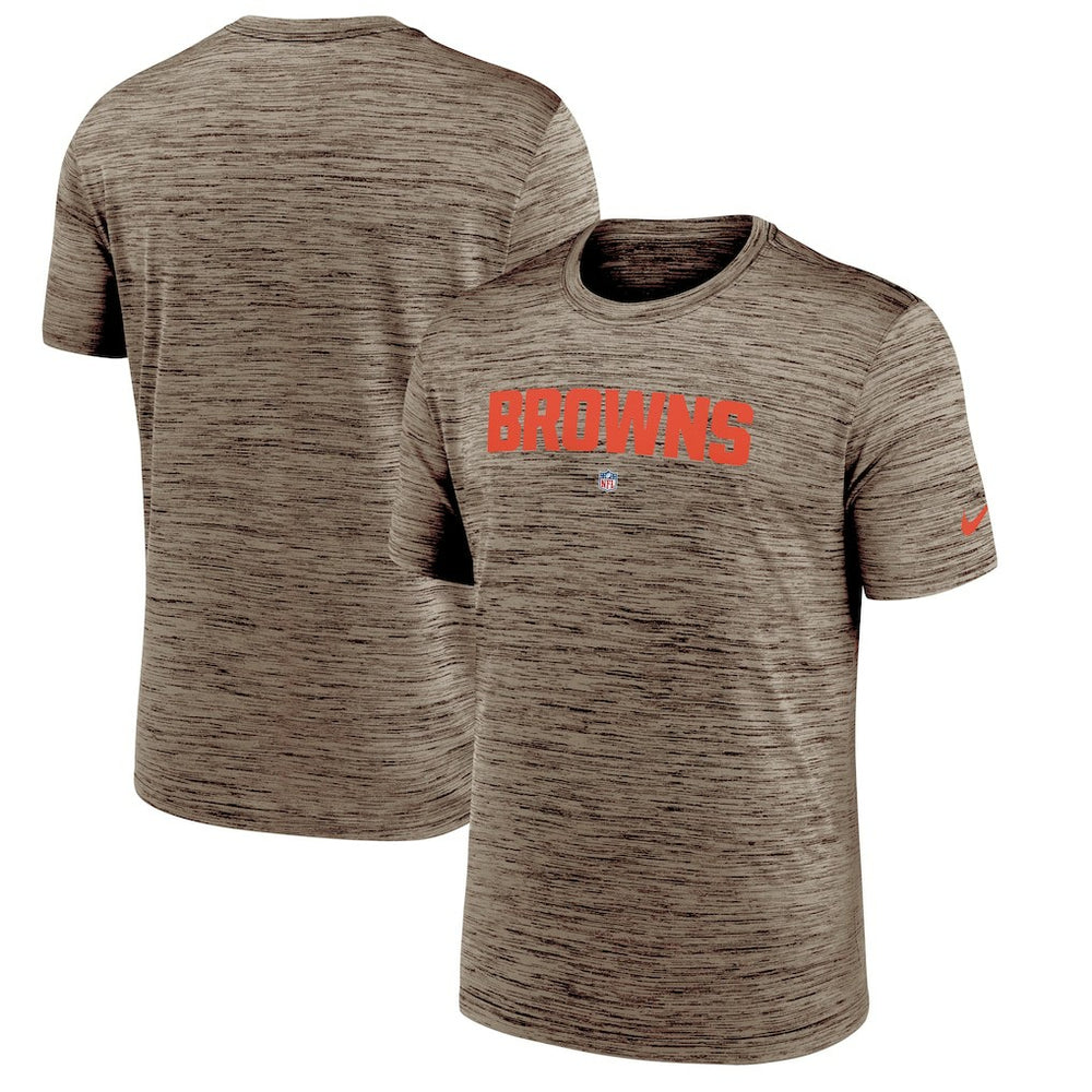 Nike Cleveland Browns Velocity Performance T-Shirt Brown