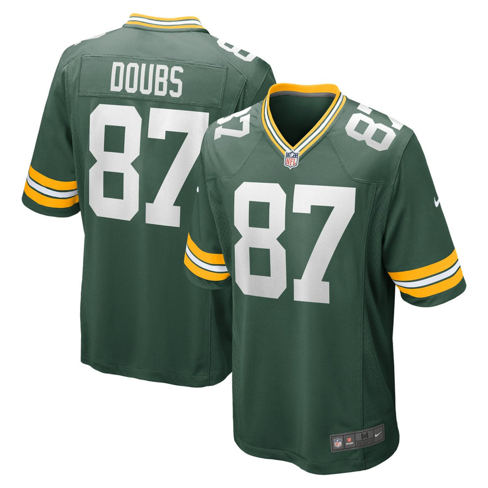 Nike Romeo Doubs Green Bay Packers Game Player Jersey Green