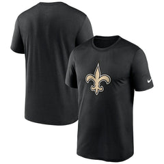 Nike New Orleans Saints Primetime Legend Logo Performance T-Shirt Black