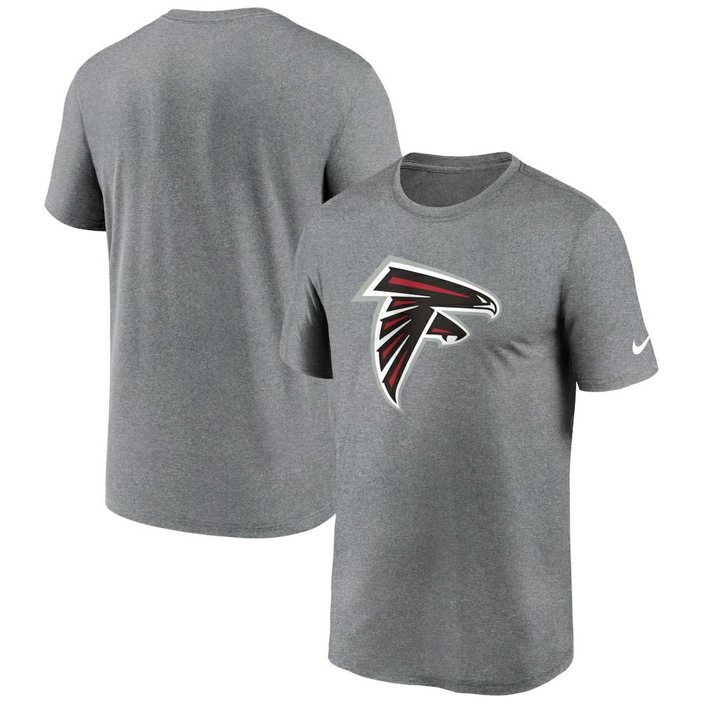 Nike Atlanta Falcons Primetime Legend Logo Performance T-Shirt Heather Charcoal