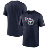 Nike Tennessee Titans Primetime Legend Logo Performance T-Shirt Navy
