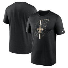 Nike New Orleans Saints Legend Icon Performance T-Shirt Black