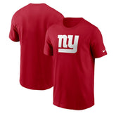 Nike New York Giants Primetime Logo Essential T-Shirt Red