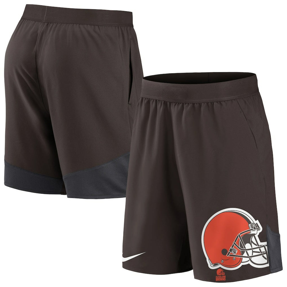 Nike Cleveland Browns Stretch Performance Shorts Brown