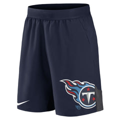 Nike Tennessee Titans Stretch Performance Shorts Navy
