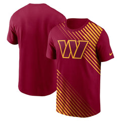 Nike Washington Commanders Yard Line Fashion Asbury T-Shirt Burgundy