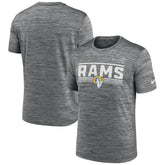 Nike Los Angeles Rams Yardline Velocity Performance T-Shirt Gray