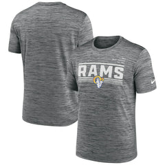 Nike Los Angeles Rams Yardline Velocity Performance T-Shirt Gray