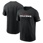 Nike Atlanta Falcons Team Wordmark Essential T-Shirt Black