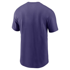 Nike Baltimore Ravens Team Wordmark Essential T-Shirt Purple