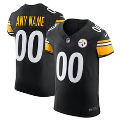 Nike Pittsburgh Steelers Vapor F.U.S.E. Elite Custom Jersey Black