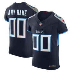 Nike Tennessee Titans Vapor F.U.S.E. Elite Custom Jersey Navy