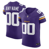 Nike Minnesota Vikings Vapor F.U.S.E. Elite Custom Jersey Purple