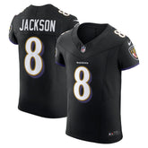 Nike Lamar Jackson Baltimore Ravens Alternate Vapor F.U.S.E. Elite Jersey Black