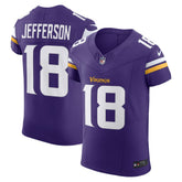 Nike Justin Jefferson Minnesota Vikings Vapor F.U.S.E. Elite Jersey Purple
