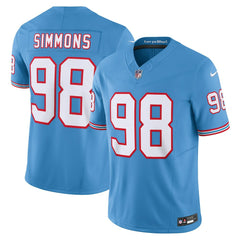 Nike Jeffery Simmons Tennessee Titans Vapor F.U.S.E. Limited Jersey Light Blue