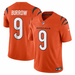 Nike Joe Burrow Cincinnati Bengals Vapor F.U.S.E. Limited Jersey Orange