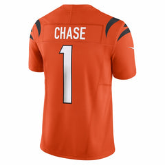 Nike Ja'Marr Chase Cincinnati Bengals Vapor F.U.S.E. Limited Jersey Orange