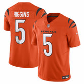 Nike Tee Higgins Cincinnati Bengals Vapor F.U.S.E. Limited Jersey Orange