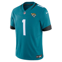 Nike Travis Etienne Jacksonville Jaguars Vapor F.U.S.E. Limited Jersey Teal